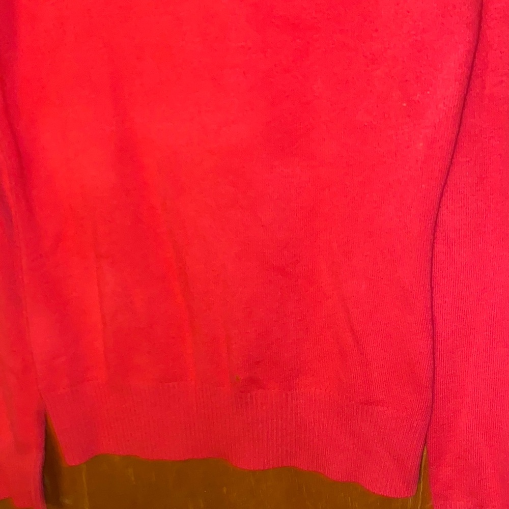 French Connection Vibrant Red Turtleneck Sweater - Picture 5 of 7